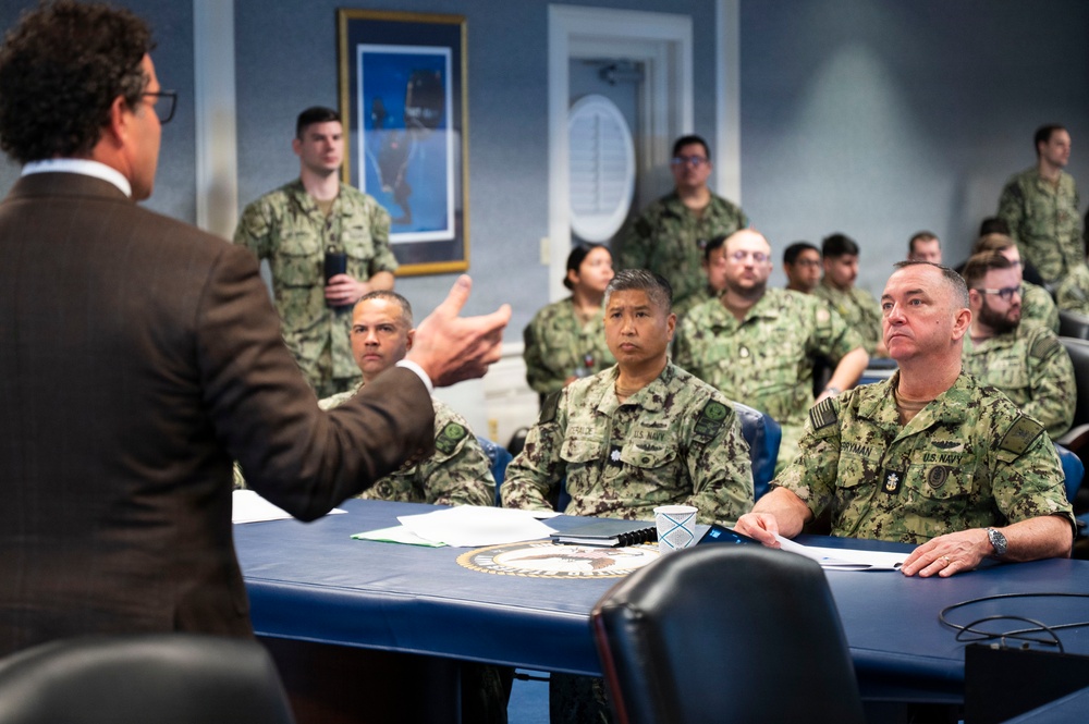 Master Chief Petty Officer of the Navy John Perryman, Visits Naval Support Activity Mid-South