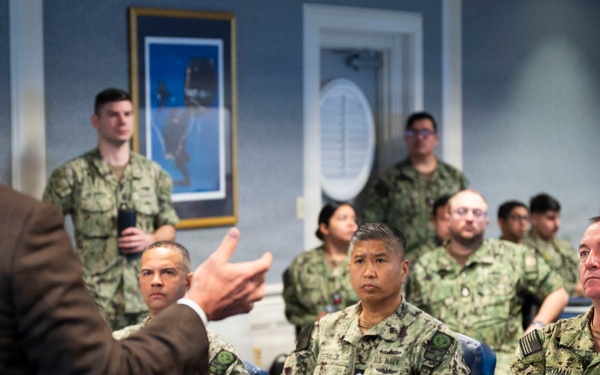 Master Chief Petty Officer of the Navy John Perryman, Visits Naval Support Activity Mid-South