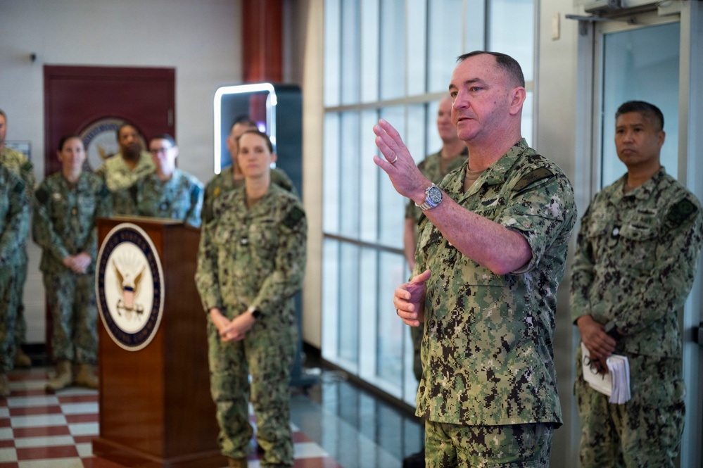 Master Chief Petty Officer of the Navy John Perryman, Visits Naval Support Activity Mid-South