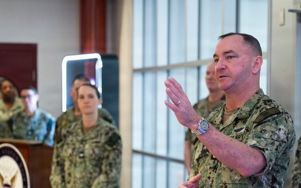 Master Chief Petty Officer of the Navy John Perryman, Visits Naval Support Activity Mid-South