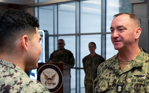 Master Chief Petty Officer of the Navy John Perryman, Visits Naval Support Activity Mid-South