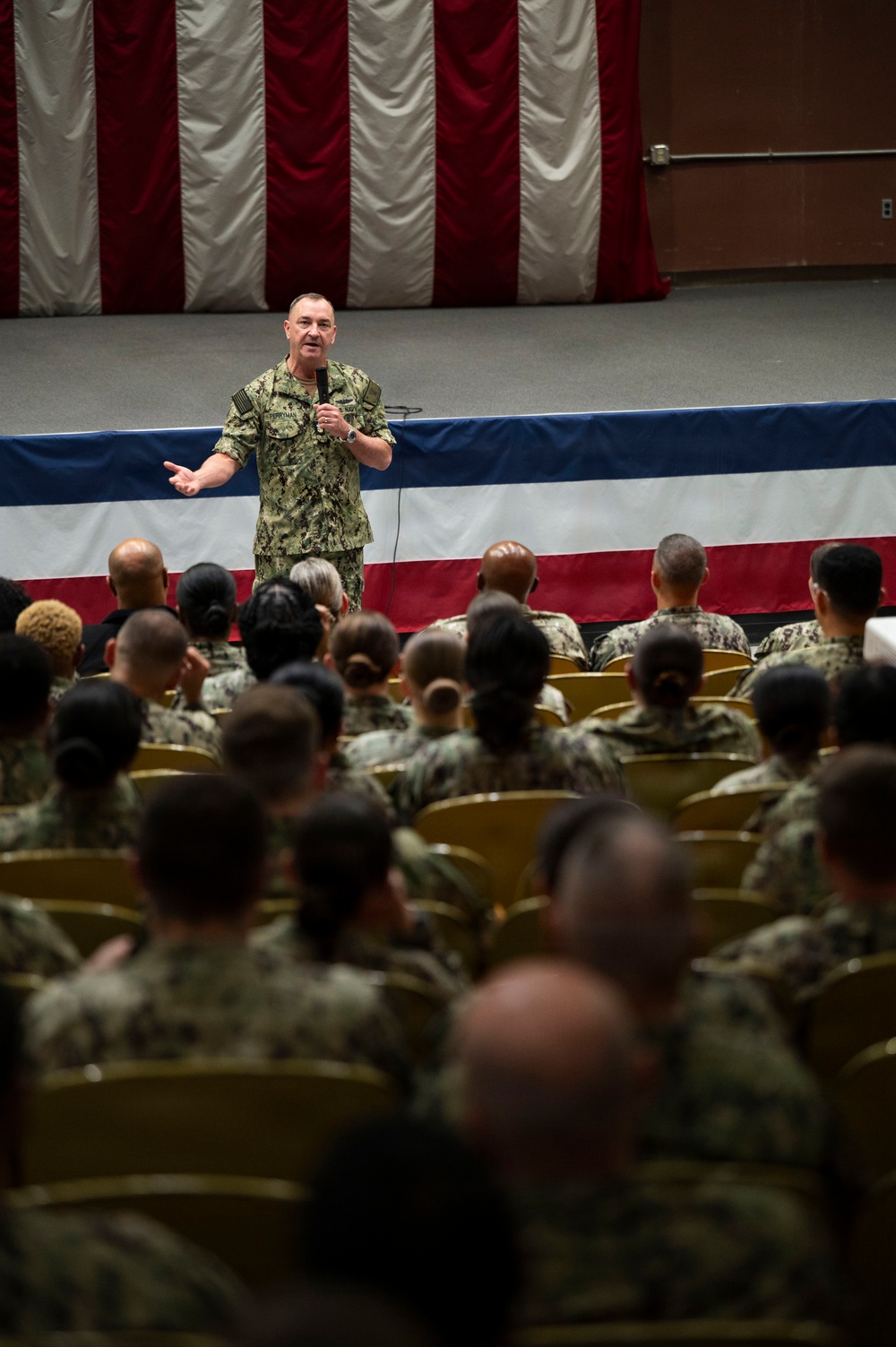 Master Chief Petty Officer of the Navy John Perryman, Visits Naval Support Activity Mid-South