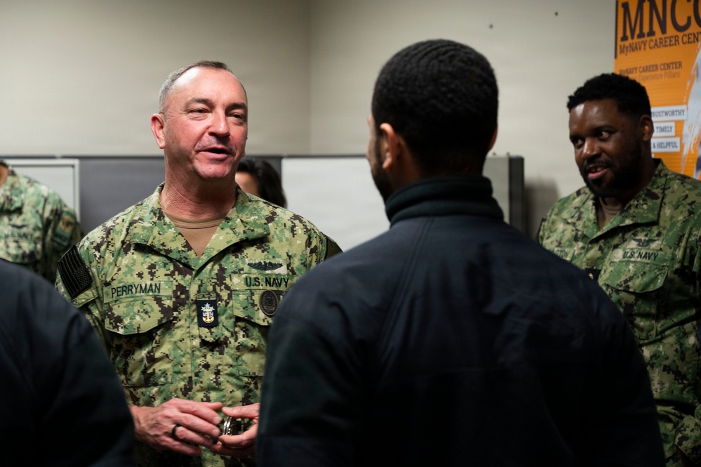 Master Chief Petty Officer of the Navy John Perryman, Visits Naval Support Activity Mid-South