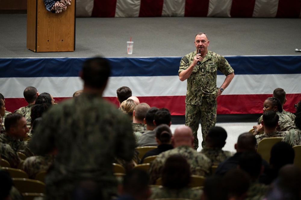 Master Chief Petty Officer of the Navy John Perryman, Visits Naval Support Activity Mid-South