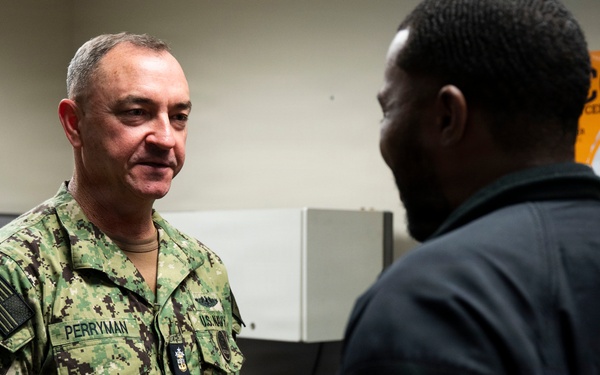 Master Chief Petty Officer of the Navy John Perryman, Visits Naval Support Activity Mid-South