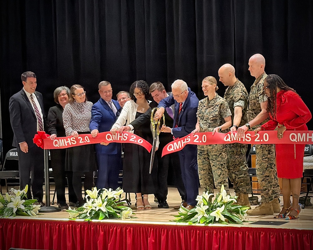 Ribbon-Cutting Ceremony at DoWEA Americas Quantico Middle High School Grand Opening
