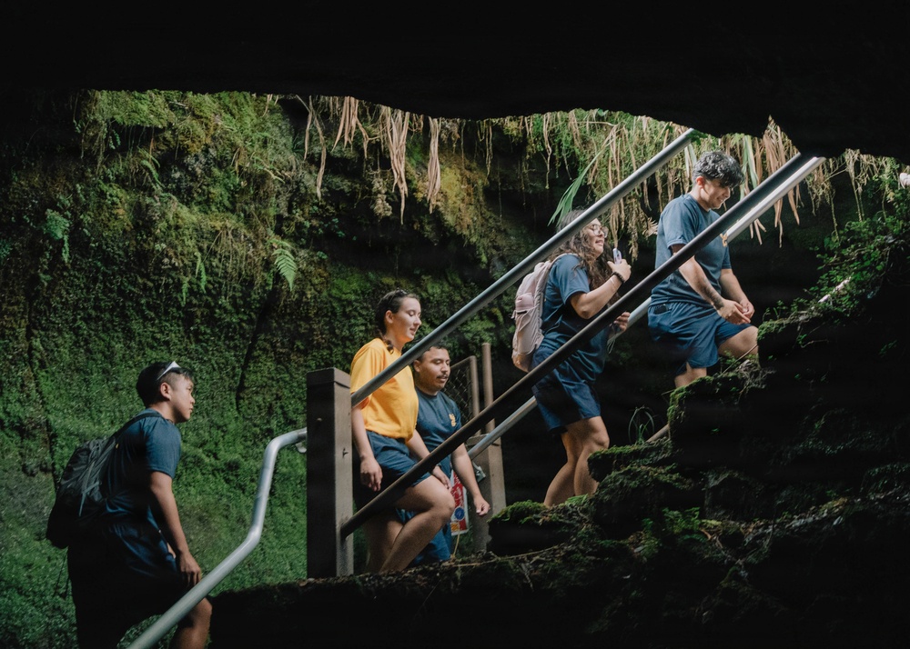 Sailors Attend Navy Week Event at Volcano National Park