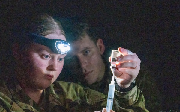 Army Reserve Soldiers revalidate combat medic skills in ad hoc course