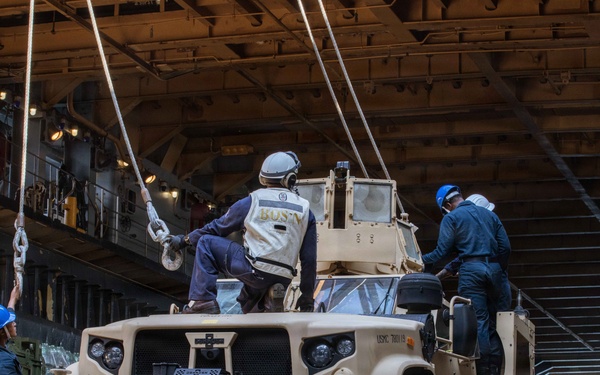 Task Force Ashland Conducts In-Stream Onload from Thailand