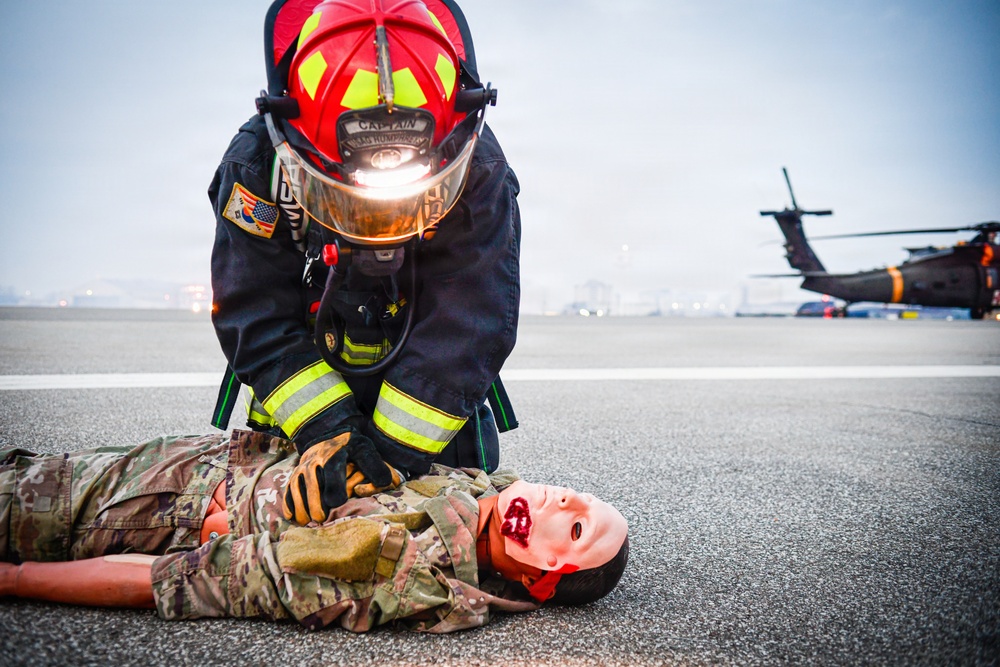 U.S. Army Garrison Humphreys Airfield Pre-Accident Drill