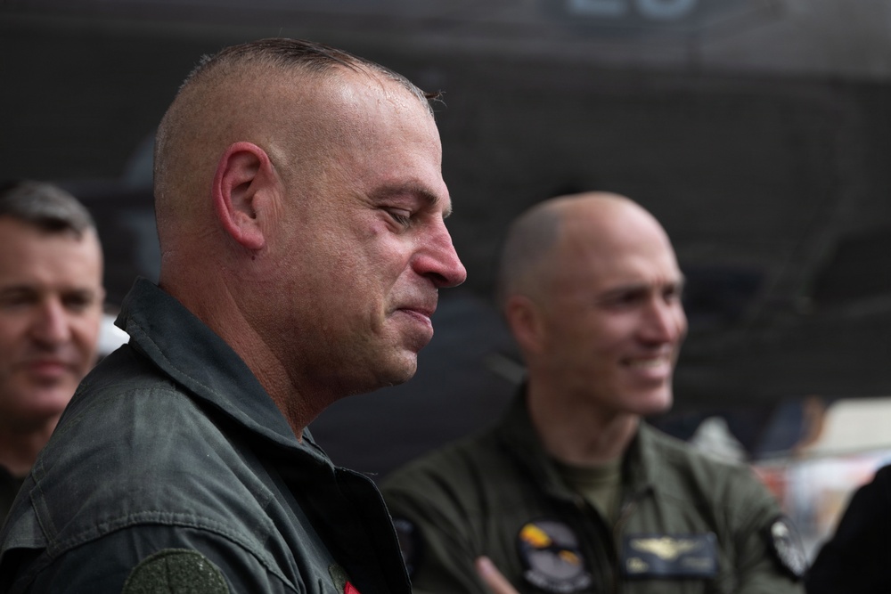 1st MAW commanding general’s final flight