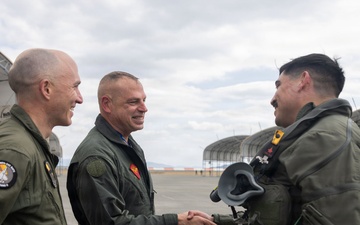 1st MAW commanding general’s final flight