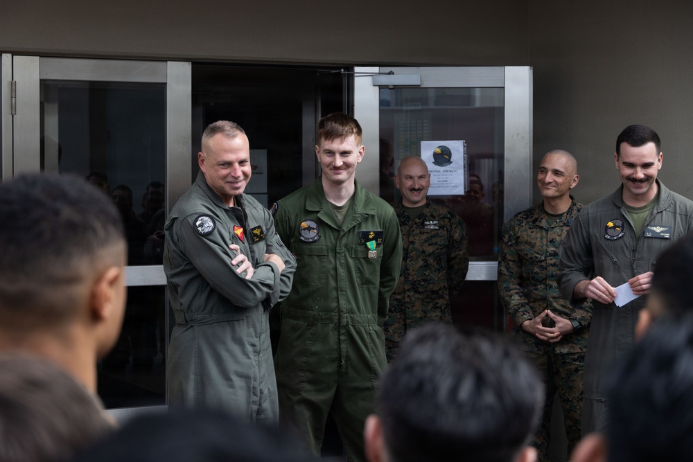 1st MAW commanding general’s final flight