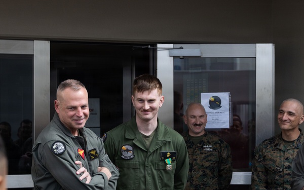 1st MAW commanding general’s final flight