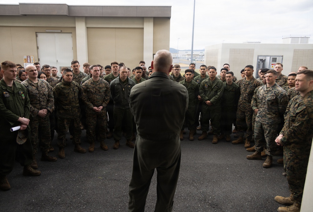 1st MAW commanding general’s final flight
