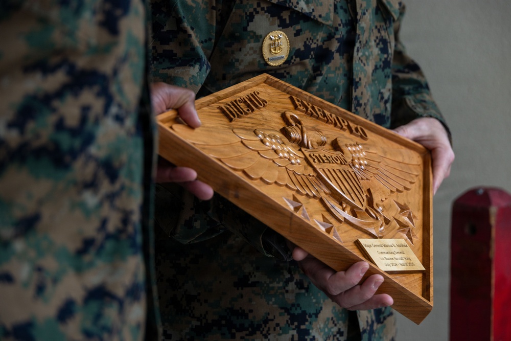 1st MAW commanding general’s final flight