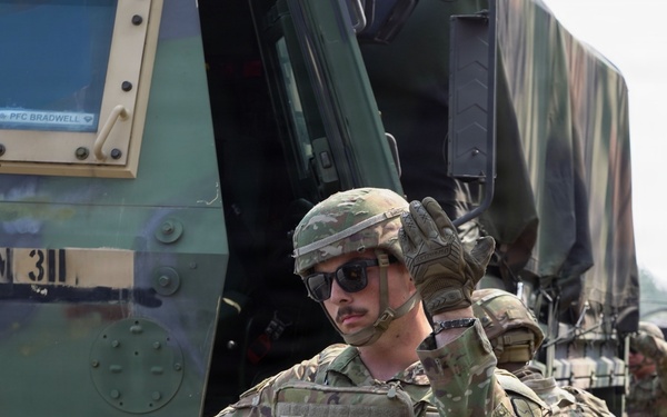 Convoy Support Center operations support Freedom Shield 2026