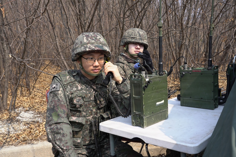 ROK Soldiers monitor communications during Freedom Shield 2026