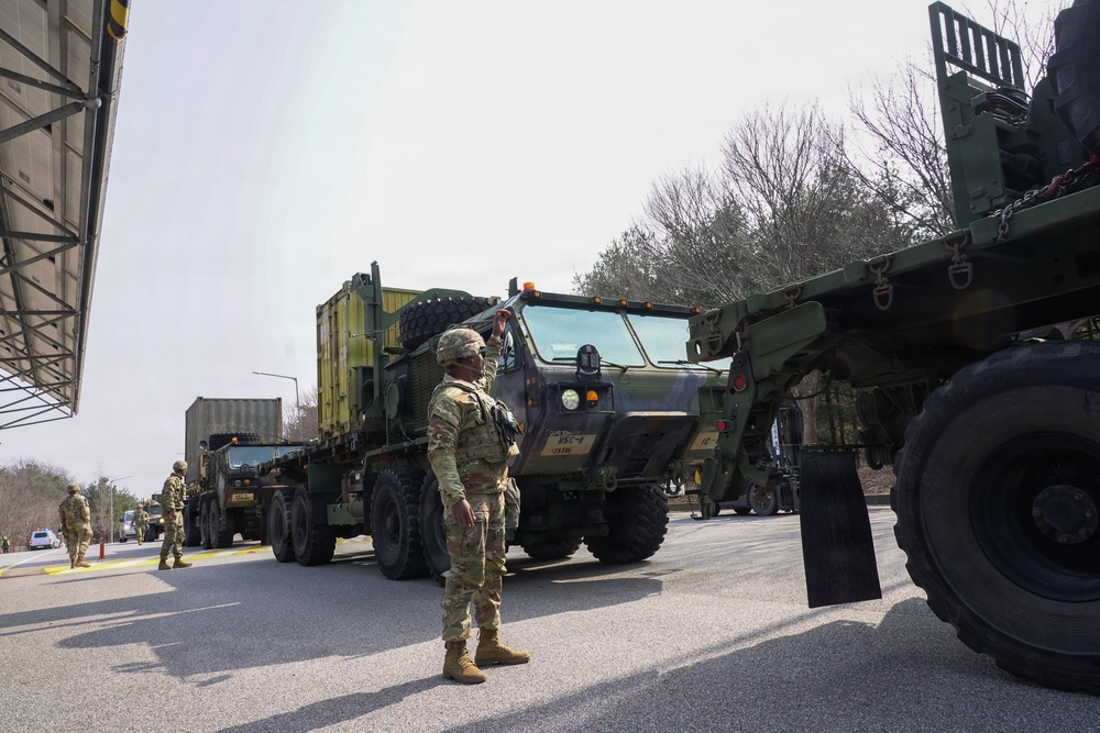 Convoy Support Center operations support Freedom Shield 2026