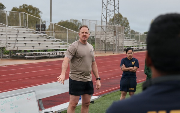 Seabees Honor 84 Years of Service with Birthday PT