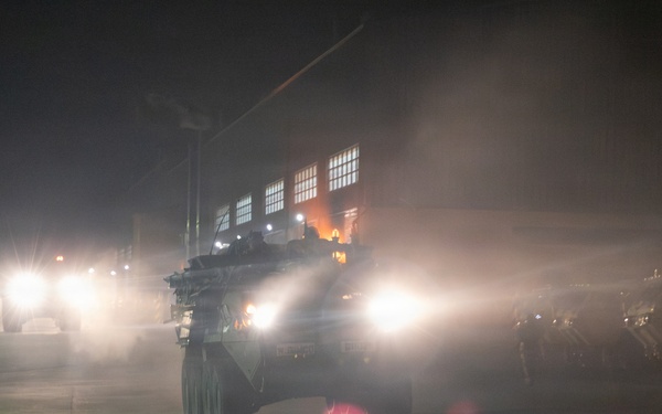 AM1126 Stryker conducts movement