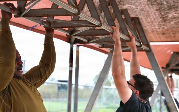 Seabees Honor 84 Years of Service with Birthday PT