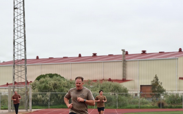 Seabees Honor 84 Years of Service with Birthday PT