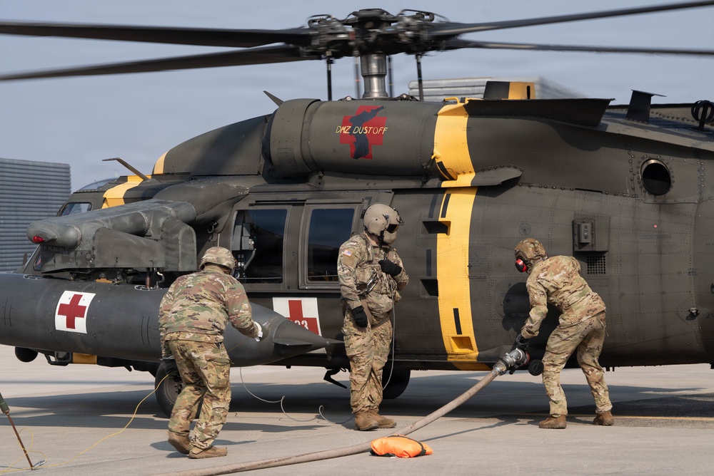 2nd Combat Aviation Brigade Conducts Fueling Operations During Freedom Shield 2026