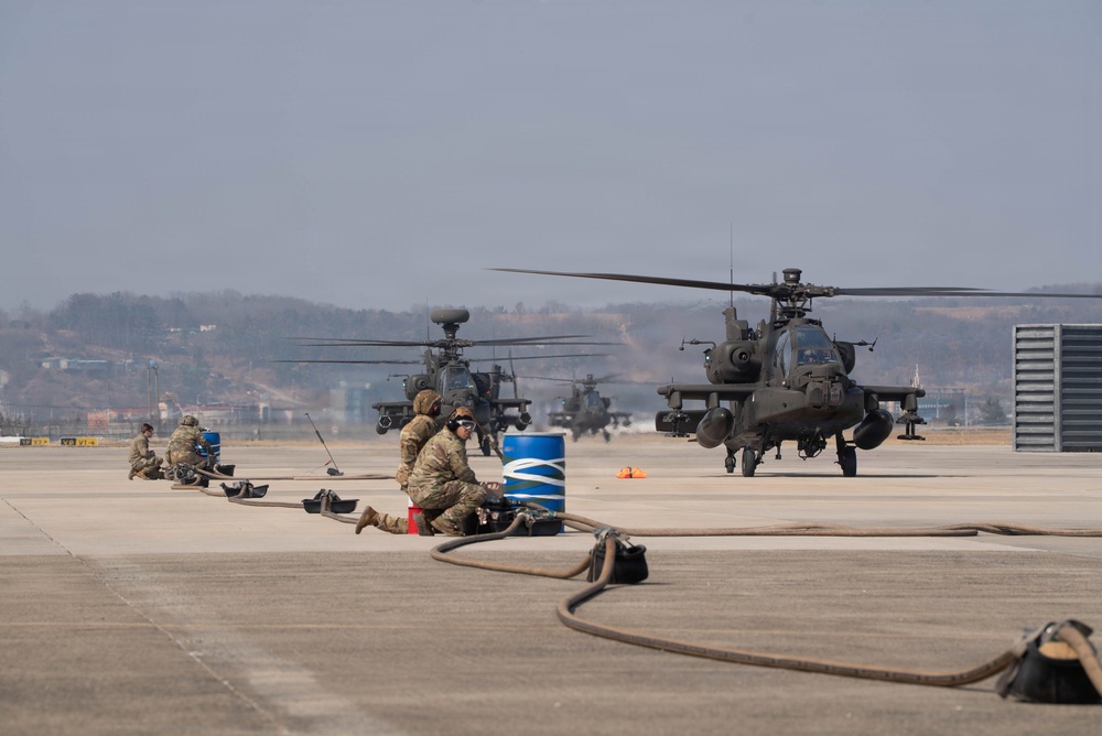 2nd Combat Aviation Brigade Conducts Fueling Operations During Freedom Shield 2026