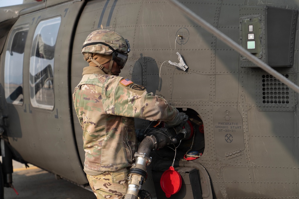 2nd Combat Aviation Brigade Conducts Fueling Operations During Freedom Shield 2026