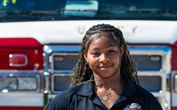 Naval Station Rota Firefighters Pose for a Photo