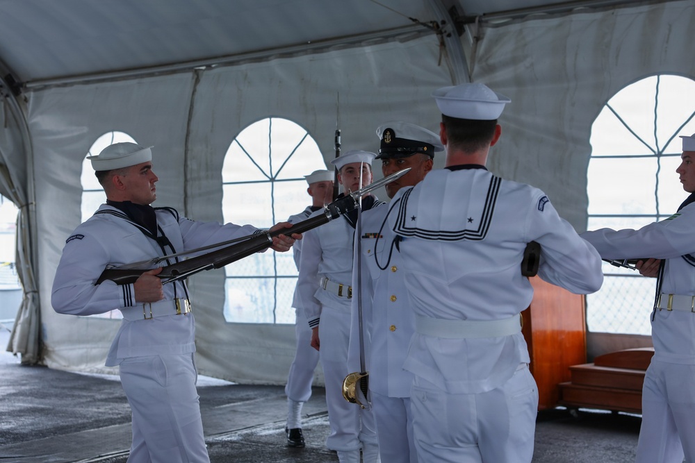 2026 Navy Week, USS Missouri Memorial Drill Performance