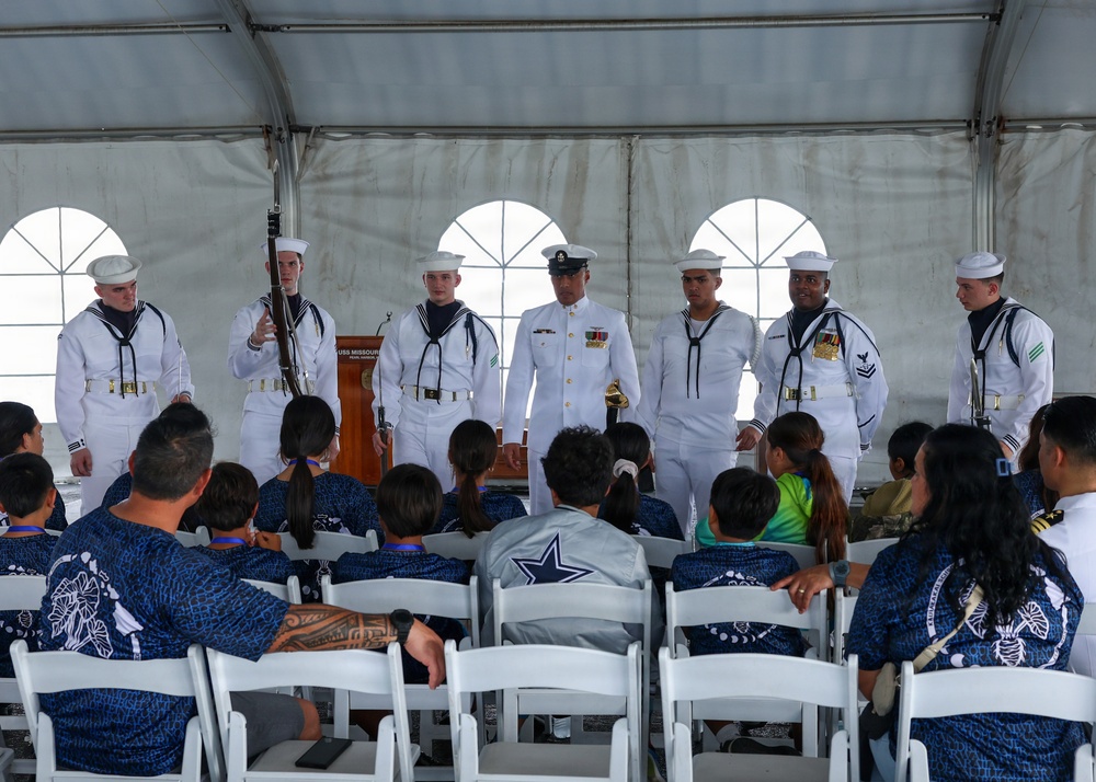 2026 Navy Week, USS Missouri Memorial Drill Performance