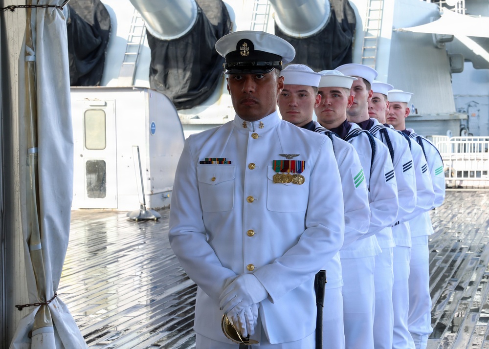 2026 Navy Week, USS Missouri Memorial Drill Performance