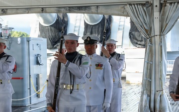 2026 Navy Week, USS Missouri Memorial Drill Performance
