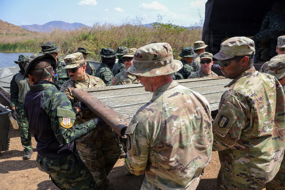 Hanuman Guardian 26: U.S. Army and Royal Thai Army conduct Wet Gap Crossing