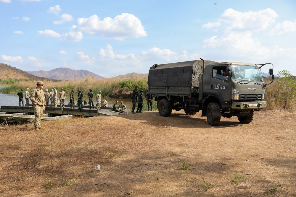 Hanuman Guardian 26: U.S. Army and Royal Thai Army conduct Wet Gap Crossing