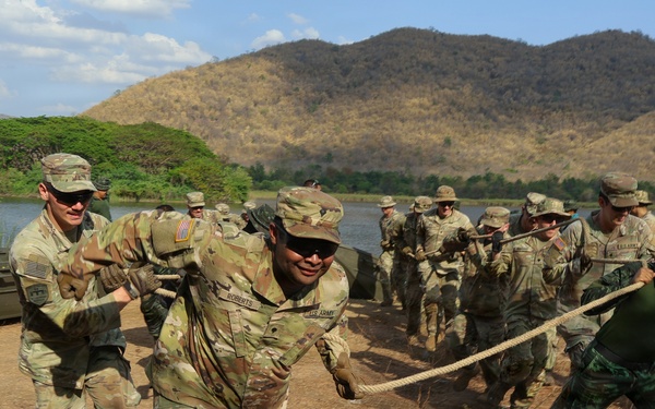 Hanuman Guardian 26: U.S. Army and Royal Thai Army conduct Wet Gap Crossing