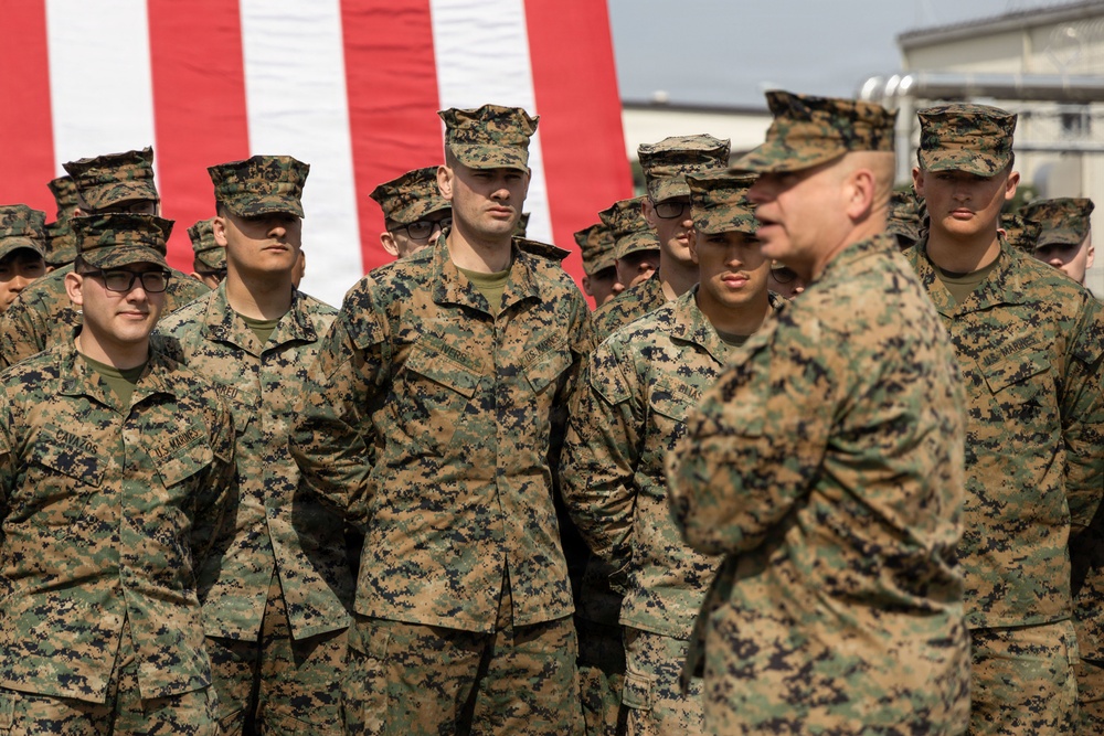 Maj. Gen. Annibale’s final visit to MAG-12