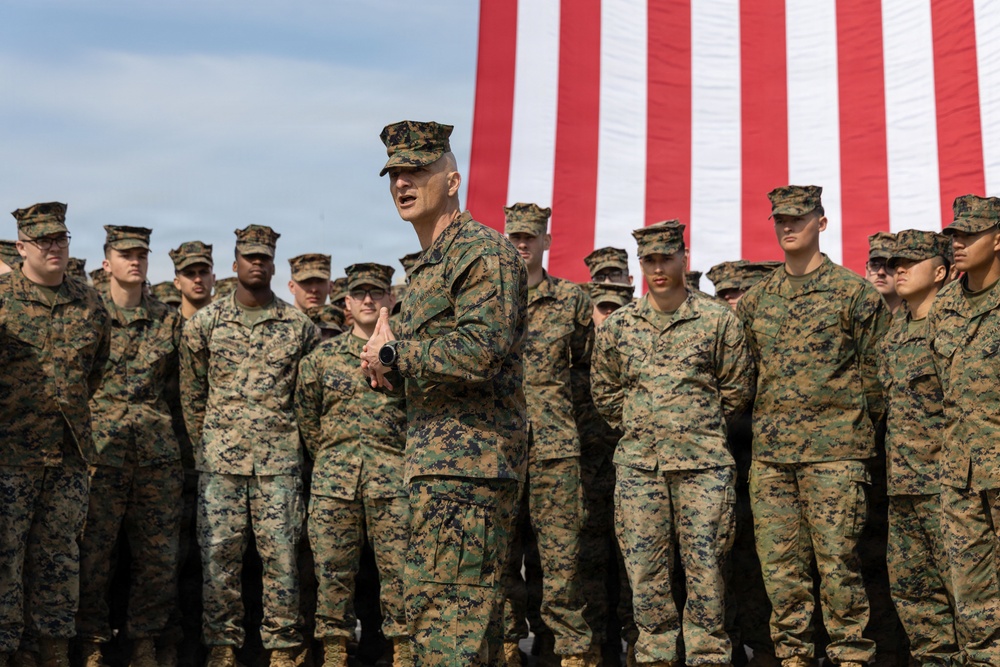 Maj. Gen. Annibale’s final visit to MAG-12