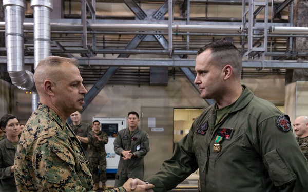Maj. Gen. Annibale’s final visit to MAG-12