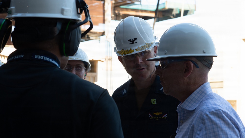 Distinguished Visitor aboard USS John C. Stennis (CVN 74)