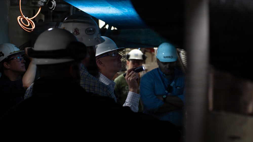 Distinguished Visitor aboard USS John C. Stennis (CVN 74)