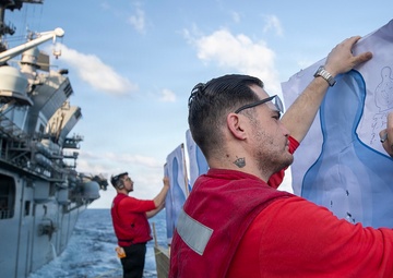 USS Tripoli Conducts Live-Fire Evolution