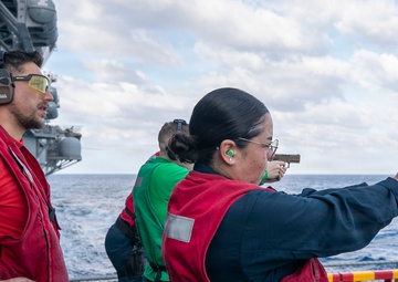 USS Tripoli Conducts Live-Fire Evolution