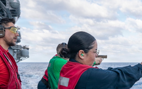 USS Tripoli Conducts Live-Fire Evolution