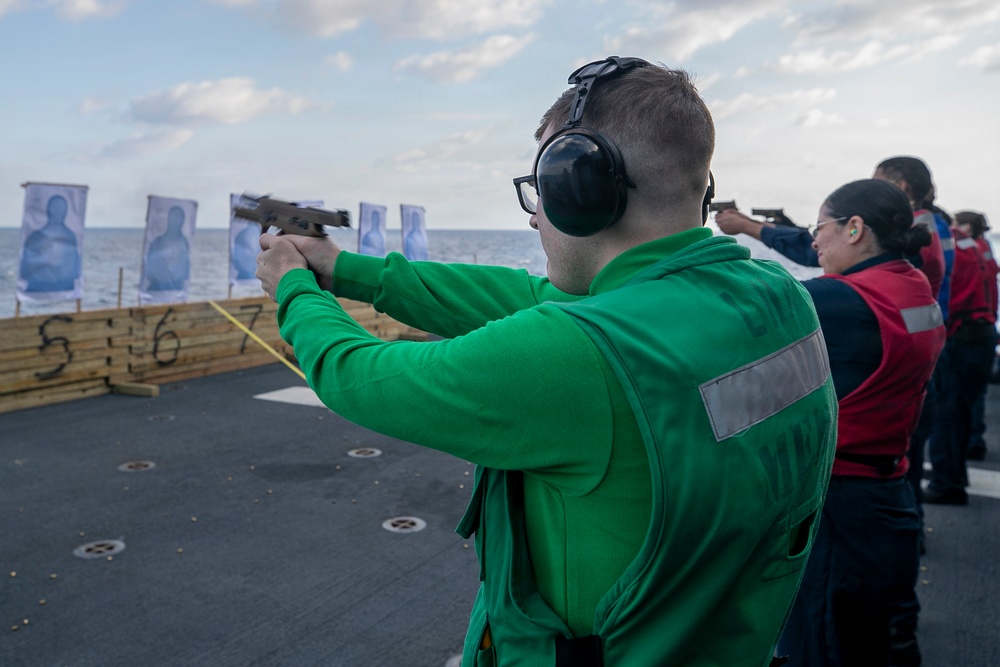 USS Tripoli Conducts Live-Fire Evolution
