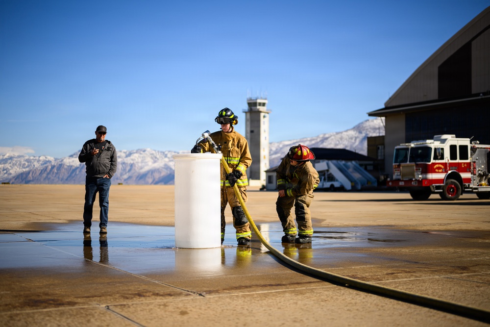 Hill AFB team leads joint effort to fight potential battery fire risk