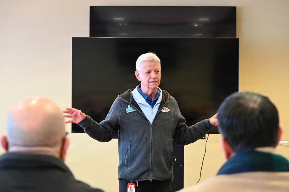 Fort Leavenworth leaders visit Chiefs facility, stadium