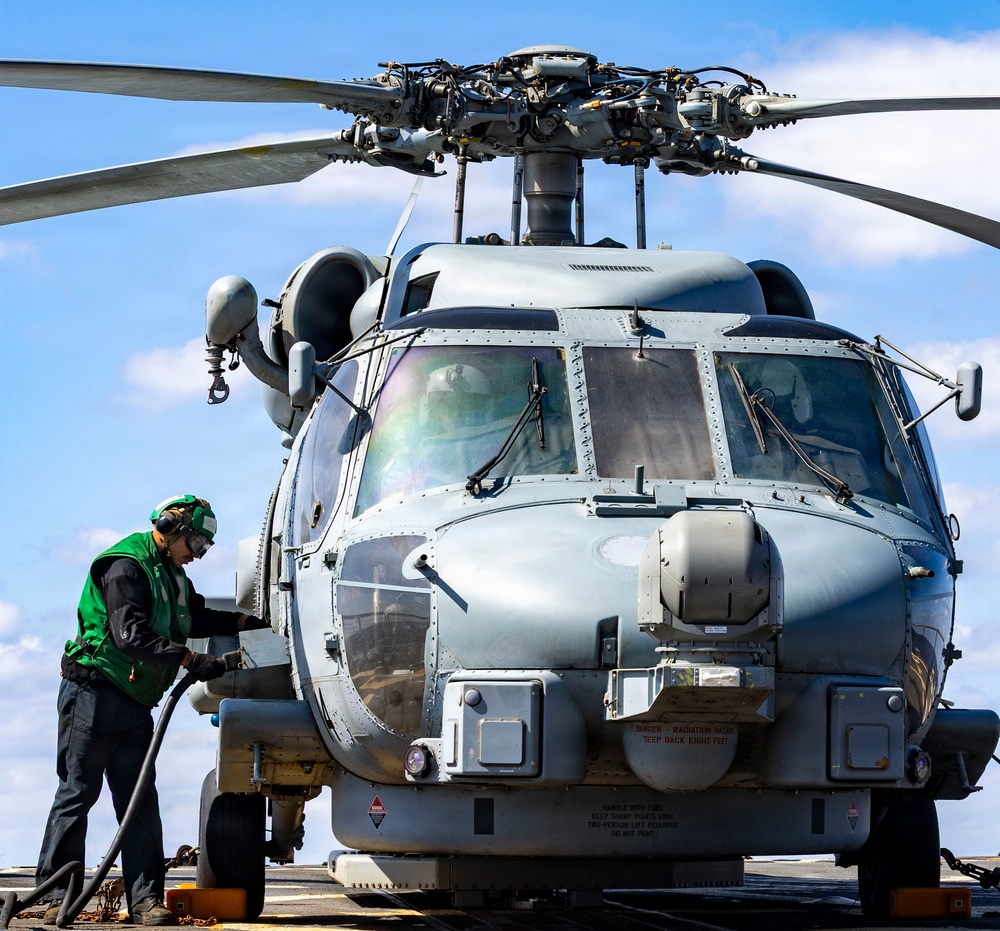 HSM 51 Conducts Surface-to-Air Countermeasures Exercise with USS Dewey